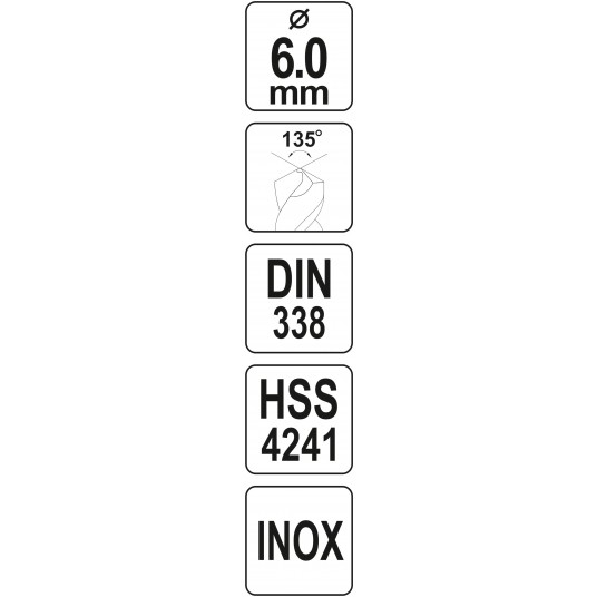 WIERTŁO DO METALU HSS PREMIUM 6,0MM -zdjęcie numer 4