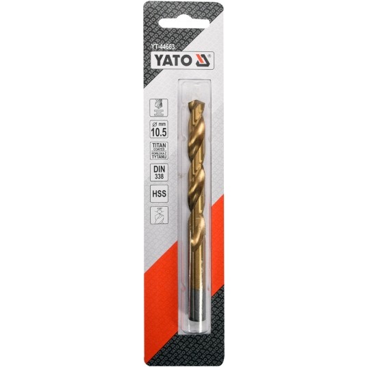 WIERTŁO DO METALU HSS-TiN 10,5 MM -zdjęcie numer 2