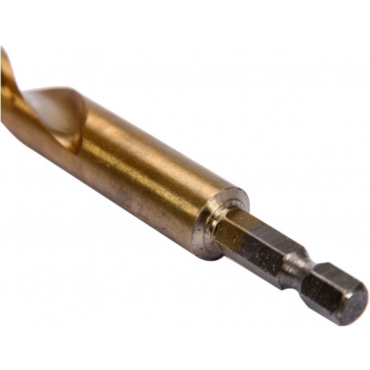 WIERTŁO DO METALU HSS-TiN 12,0MM HEX -zdjęcie numer 2