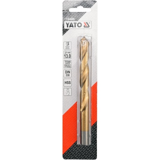 WIERTŁO DO METALU HSS-TiN 13 MM -zdjęcie numer 2