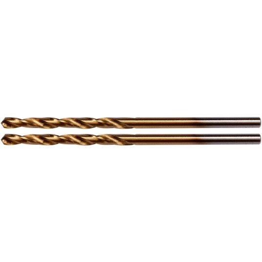 WIERTŁO DO METALU HSS-TiN 3 MM - 2 SZT -zdjęcie numer 1