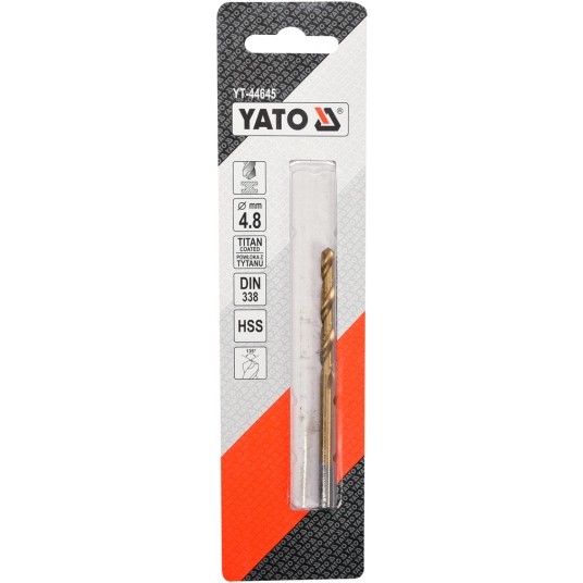 WIERTŁO DO METALU HSS-TiN 4,8 MM -zdjęcie numer 2