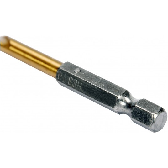 WIERTŁO DO METALU HSS-TiN 5,0MM HEX -zdjęcie numer 2