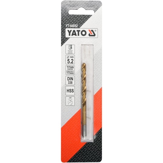 WIERTŁO DO METALU HSS-TiN 5,2 MM -zdjęcie numer 2