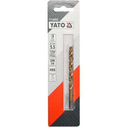WIERTŁO DO METALU HSS-TiN 5,5 MM -zdjęcie numer 2