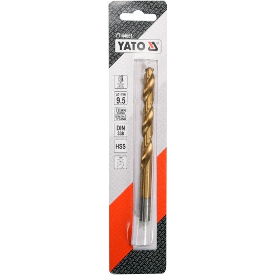 WIERTŁO DO METALU HSS-TiN 9,5 MM -zdjęcie numer 2