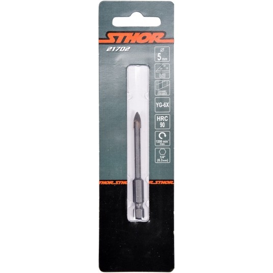 WIERTŁO DO SZKŁA I CERAMIKI 5MM HEX -zdjęcie numer 1