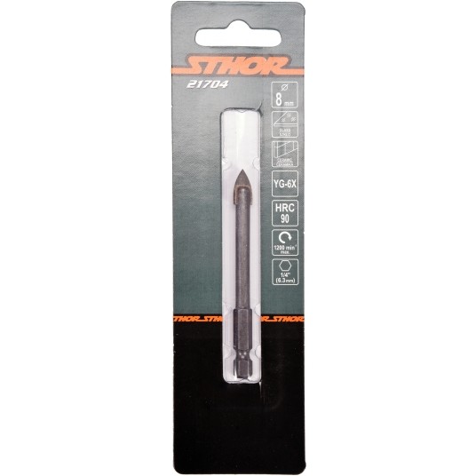 WIERTŁO DO SZKŁA I CERAMIKI 8MM HEX -zdjęcie numer 1