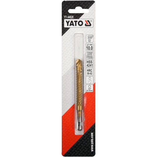 WIERTŁO FRE DO METALU 10,0MM HSS-TiN HEX -zdjęcie numer 3
