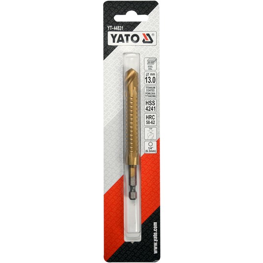 WIERTŁO FRE DO METALU 13,0MM HSS-TiN HEX -zdjęcie numer 4