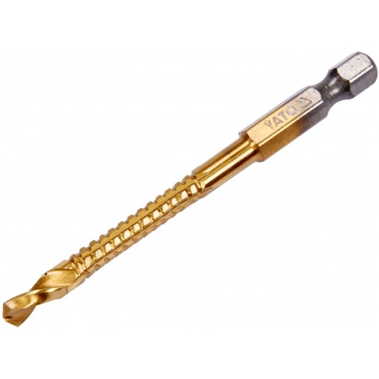 WIERTŁO FREZ DO METALU 5,0MM HSS-TiN HEX -zdjęcie numer 2
