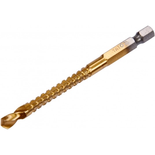 WIERTŁO FREZ DO METALU 6,5MM HSS-TiN HEX -zdjęcie numer 2