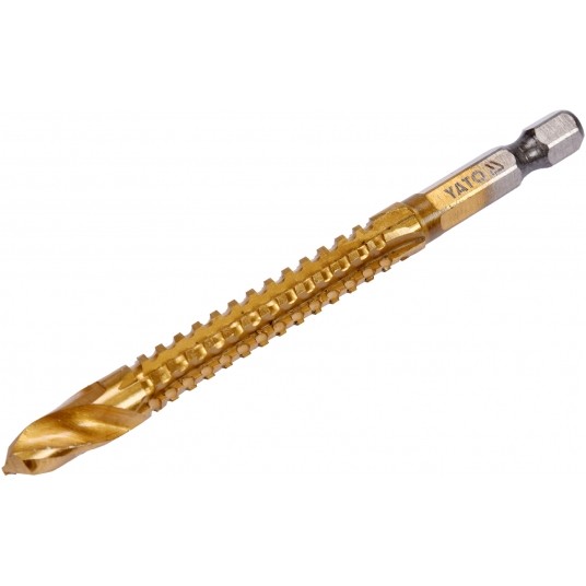 WIERTŁO FREZ DO METALU 8,0MM HSS-TiN HEX -zdjęcie numer 2