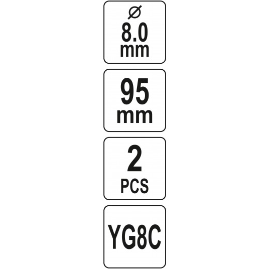 WIERTŁO PROWADZĄCE TCT DO PILOTA 2SZT -zdjęcie numer 4