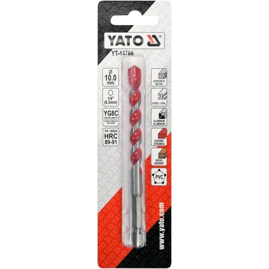 WIERTŁO UNIWERSALNE 10MM HEX -zdjęcie numer 3