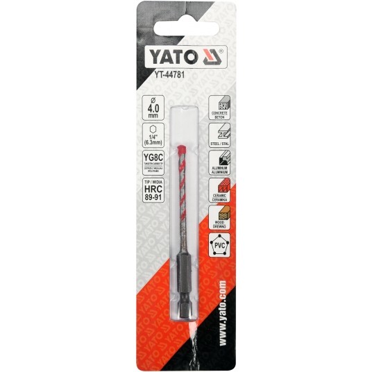WIERTŁO UNIWERSALNE 4MM HEX -zdjęcie numer 3