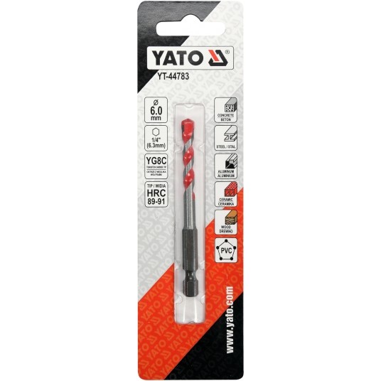 WIERTŁO UNIWERSALNE 6MM HEX -zdjęcie numer 3