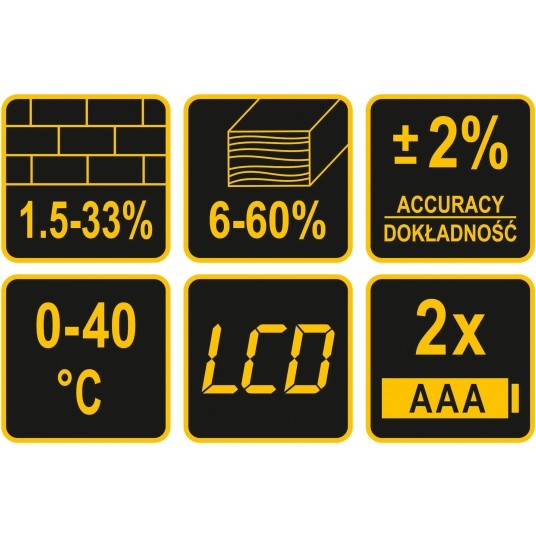 WILGOTNOŚCIOMIERZ DO DREWNA I MAT. BUD. -zdjęcie numer 5