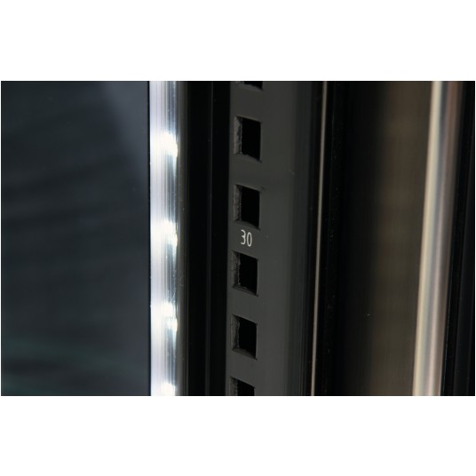 WITRYNA CHŁODNICZA 100L 48x48x103 CZARNA -zdjęcie numer 5