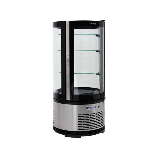 WITRYNA CHŁODNICZA 100L 48x48x103 CZARNA -zdjęcie numer 2