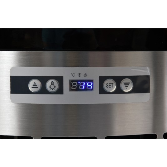 WITRYNA CHŁODNICZA 100L 48x48x103 CZARNA -zdjęcie numer 7