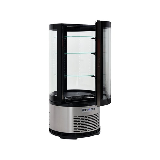 WITRYNA CHŁODNICZA 100L 48x48x103 CZARNA -zdjęcie numer 4