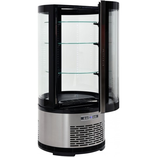 WITRYNA CHŁODNICZA 100L 48x48x103 CZARNA -zdjęcie numer 3