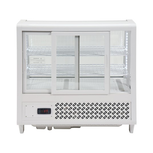 WITRYNA CHŁODNICZA 100L 68x45x67 BIAŁA -zdjęcie numer 3