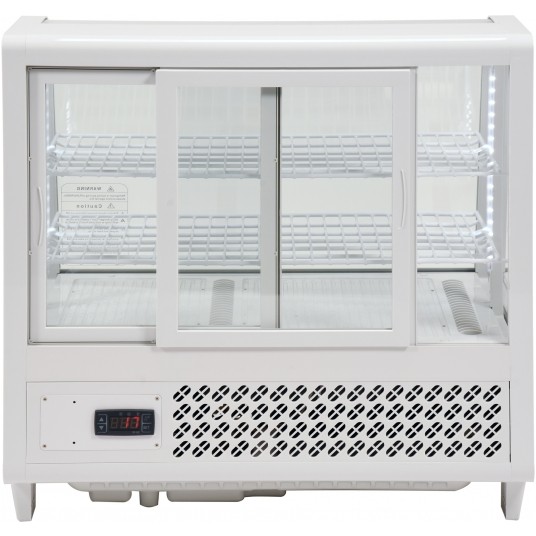 WITRYNA CHŁODNICZA 100L 68x45x67 BIAŁA -zdjęcie numer 4