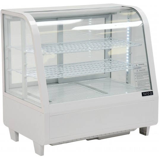 WITRYNA CHŁODNICZA 100L 68x45x67 BIAŁA -zdjęcie numer 2