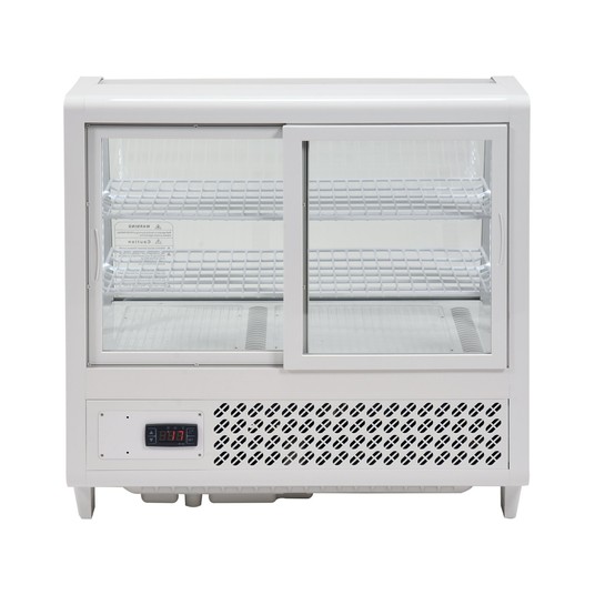 WITRYNA CHŁODNICZA 100L 68x45x67 BIAŁA -zdjęcie numer 4