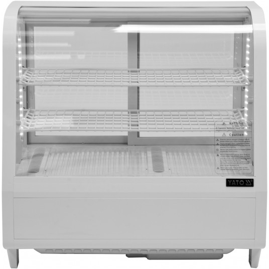 WITRYNA CHŁODNICZA 100L 68x45x67 BIAŁA -zdjęcie numer 1