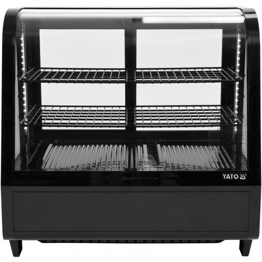 WITRYNA CHŁODNICZA 100L 68x45x67 CZARNA -zdjęcie numer 2