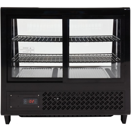 WITRYNA CHŁODNICZA 100L 68x45x67 CZARNA -zdjęcie numer 8