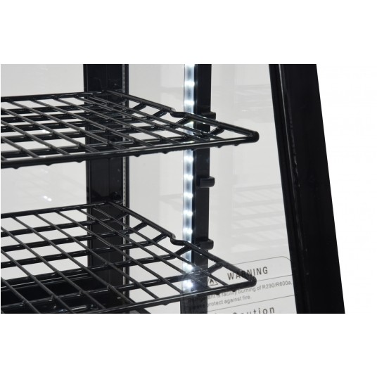 WITRYNA CHŁODNICZA 100L 68x45x67 CZARNA -zdjęcie numer 4