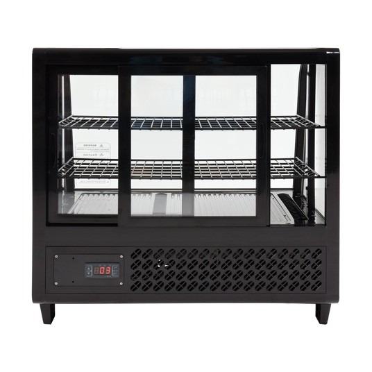 WITRYNA CHŁODNICZA 100L 68x45x67 CZARNA -zdjęcie numer 6