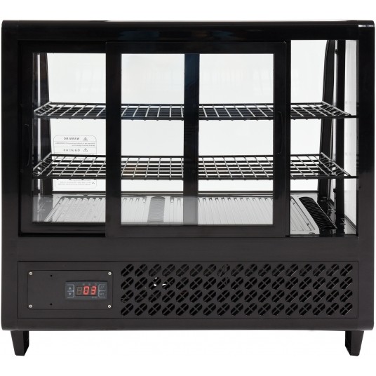 WITRYNA CHŁODNICZA 100L 68x45x67 CZARNA -zdjęcie numer 5