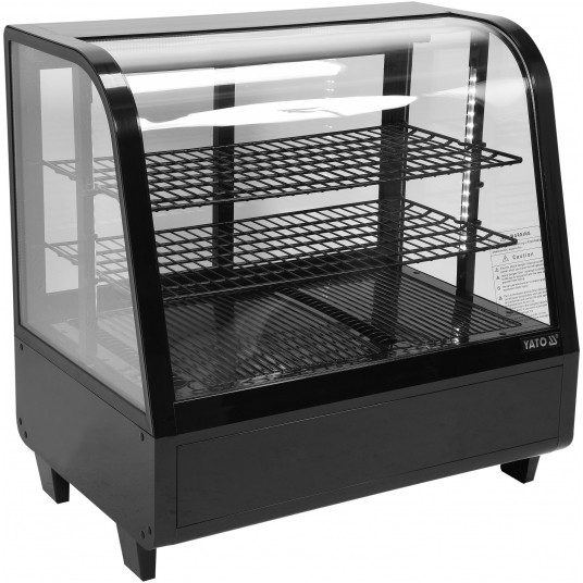 WITRYNA CHŁODNICZA 100L 68x45x67 CZARNA -zdjęcie numer 1