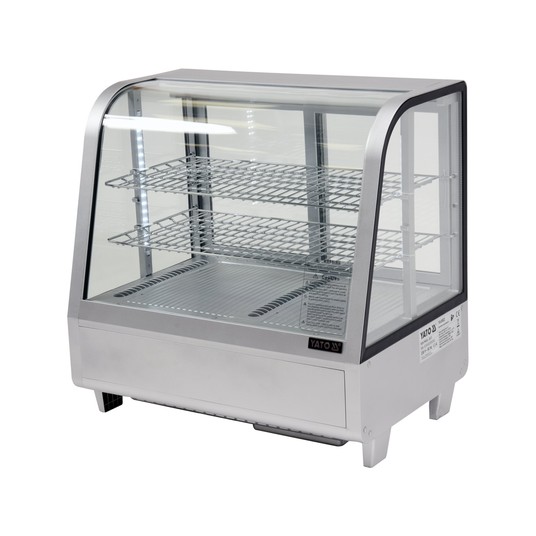 WITRYNA CHŁODNICZA 100L 68x45x67 SREBRNA -zdjęcie numer 3
