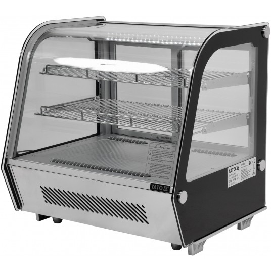 WITRYNA CHŁODNICZA 120L 70x56x68 SREBRNA -zdjęcie numer 3