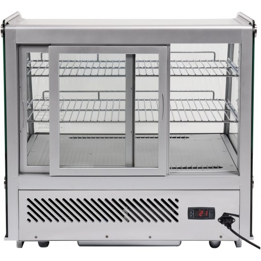 WITRYNA CHŁODNICZA 120L 70x56x68 SREBRNA -zdjęcie numer 8