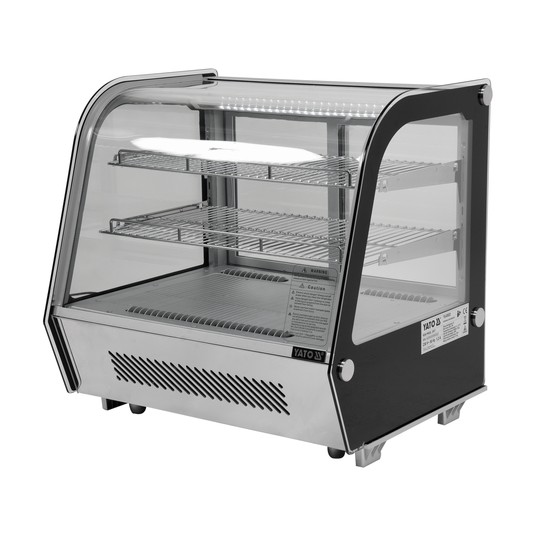 WITRYNA CHŁODNICZA 120L 70x56x68 SREBRNA -zdjęcie numer 4