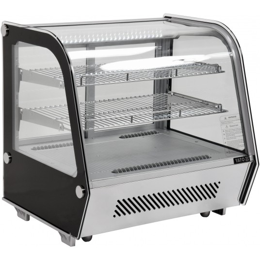 WITRYNA CHŁODNICZA 120L 70x56x68 SREBRNA -zdjęcie numer 2