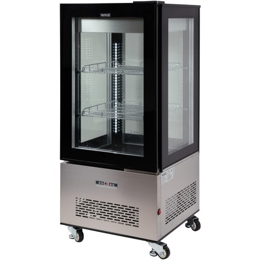 WITRYNA CHŁODNICZA 270L 65x65x150 CZARNA -zdjęcie numer 2