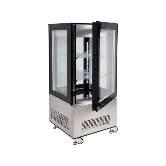 WITRYNA CHŁODNICZA 270L 65x65x150 CZARNA -zdjęcie numer 6