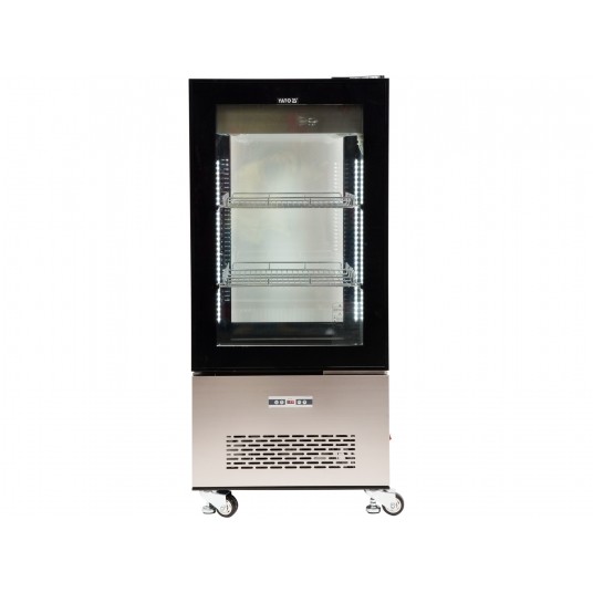 WITRYNA CHŁODNICZA 270L 65x65x150 CZARNA -zdjęcie numer 5