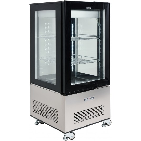 WITRYNA CHŁODNICZA 270L 65x65x150 CZARNA -zdjęcie numer 4