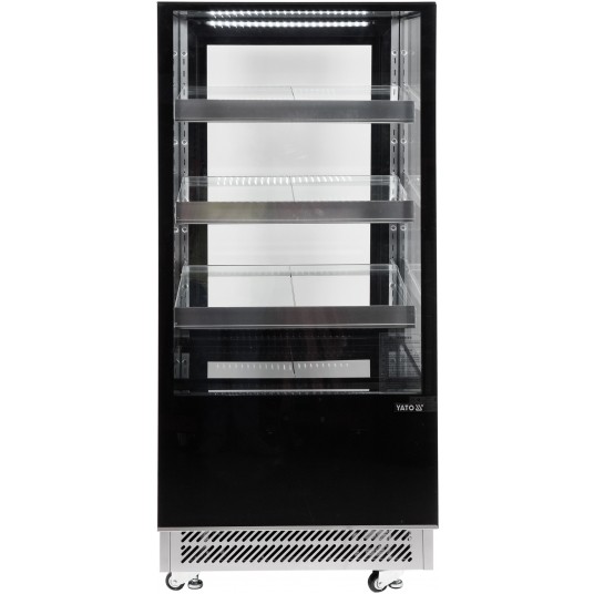 WITRYNA CHŁODNICZA 350L 65x80x144 CZARNA -zdjęcie numer 1