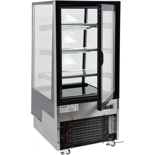 WITRYNA CHŁODNICZA 350L 65x80x144 CZARNA -zdjęcie numer 4