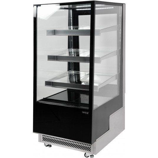 WITRYNA CHŁODNICZA 350L 65x80x144 CZARNA -zdjęcie numer 3